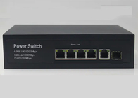 SFP अप्रबंधित ईथरनेट स्विच, 12Gbps गीगाबिट 4 पोर्ट POE स्विच
