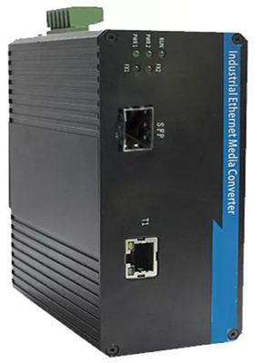 औद्योगिक SFP फाइबर स्विच 1 पोर्ट 100BASE SFP + 1 पोर्ट 10 / 100BASE-T