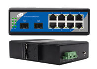 SFP 1310/1550nm के साथ 8 पोर्ट गीगाबिट ईथरनेट स्विच प्रबंधित 2 SFP और 8 POE ईथरनेट पोर्ट