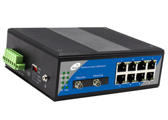 CBIT सपोर्ट 10 / 100Mbps इंडस्ट्रियल POE स्विच 8 पोर्ट